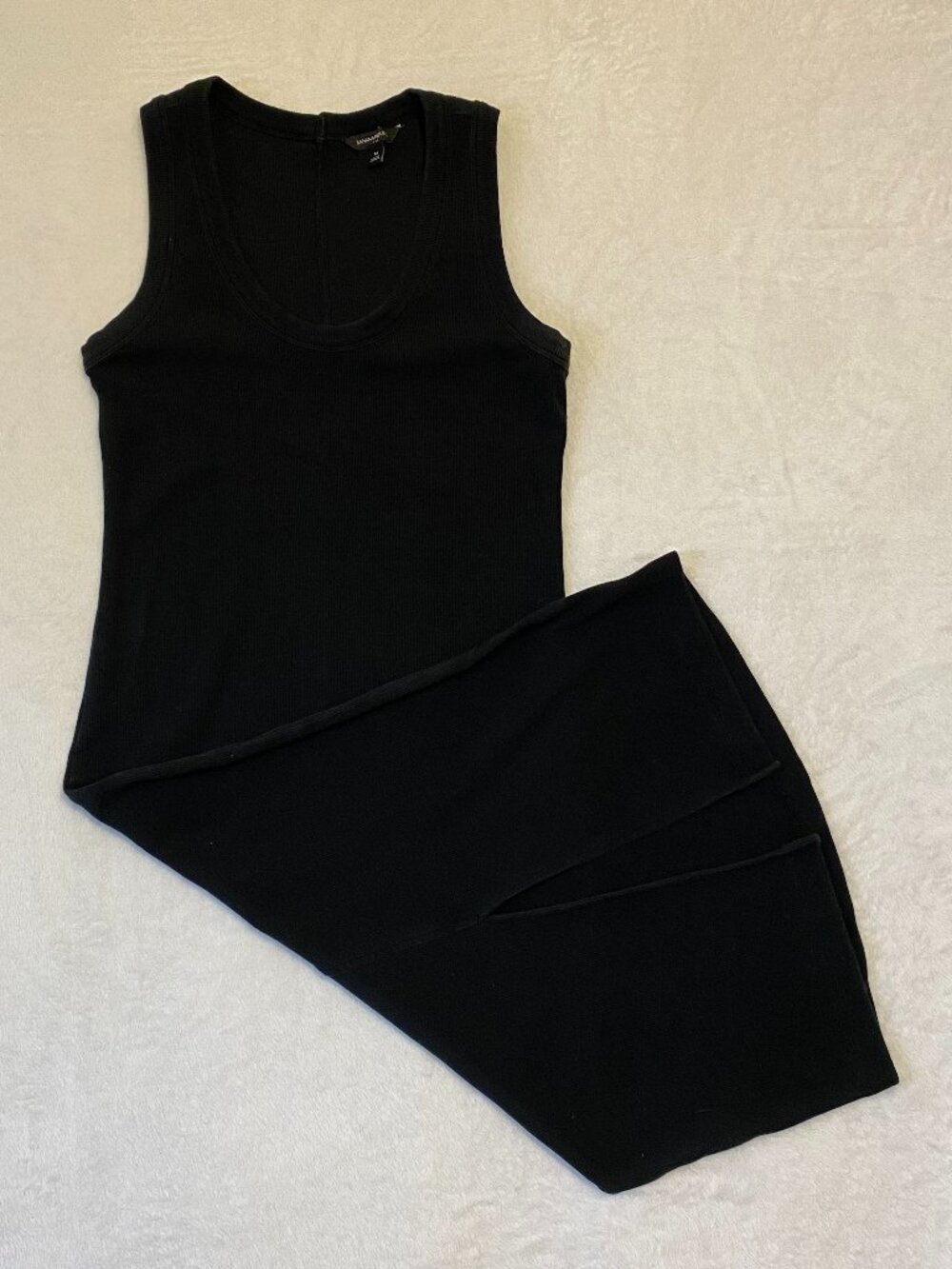 Banana Republic Factory Women's Black Shift Dress Sundress Bodycon Size Medium